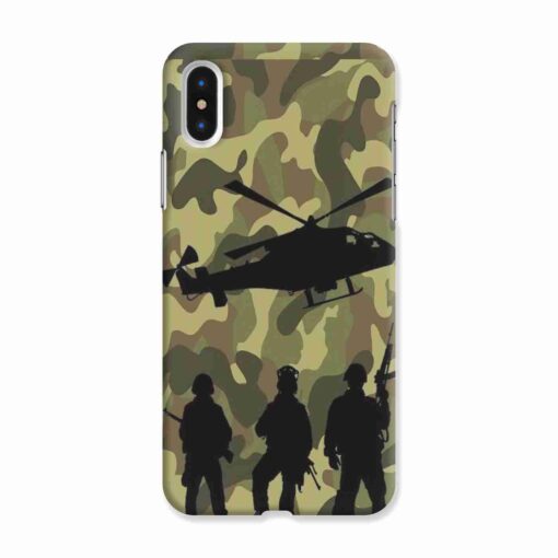 Iphone XS Mobile Covers Army Design Mobile Cover