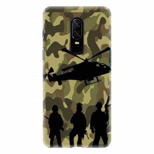 Oneplus 6 Army Design Mobile Cover