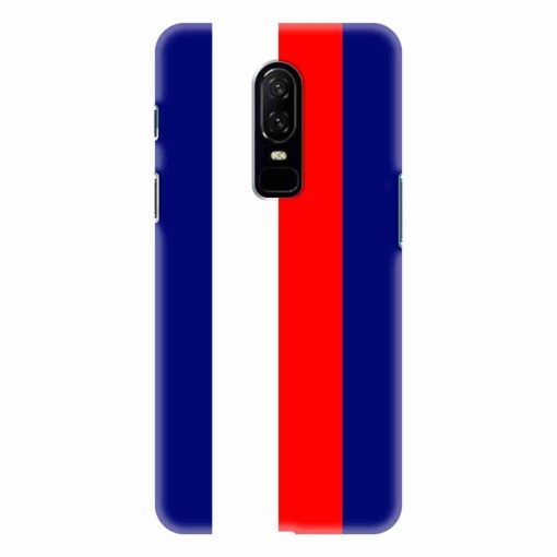 Oneplus 6 Blue Red Straight Line