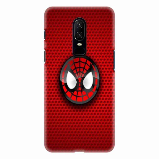 Oneplus 6 Spiderman Mask Back Cover
