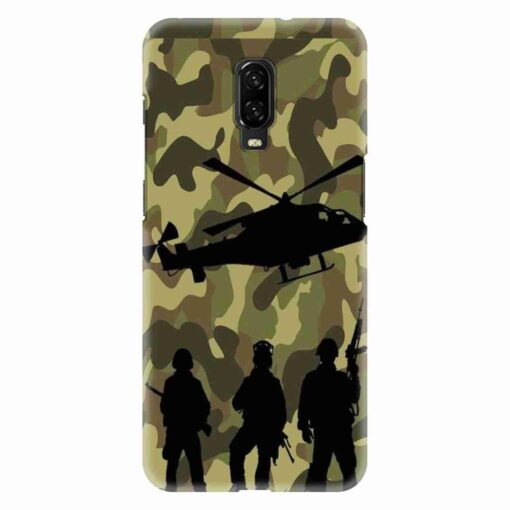 Oneplus 6T Army Design Mobile Cover