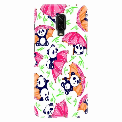 Oneplus 6T Little Pandas Back Cover