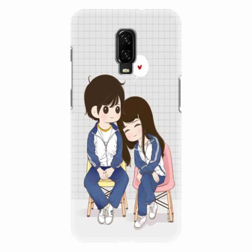 Oneplus 6T Romantic Friends Back Cover