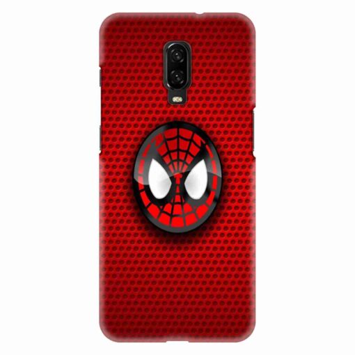 Oneplus 6T Spiderman Mask Back Cover