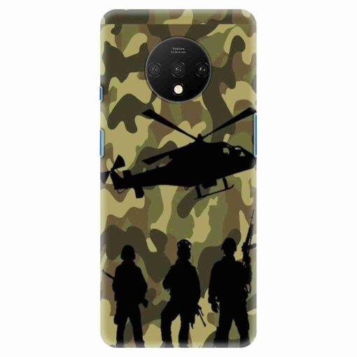 Oneplus 7T Army Design Mobile Cover