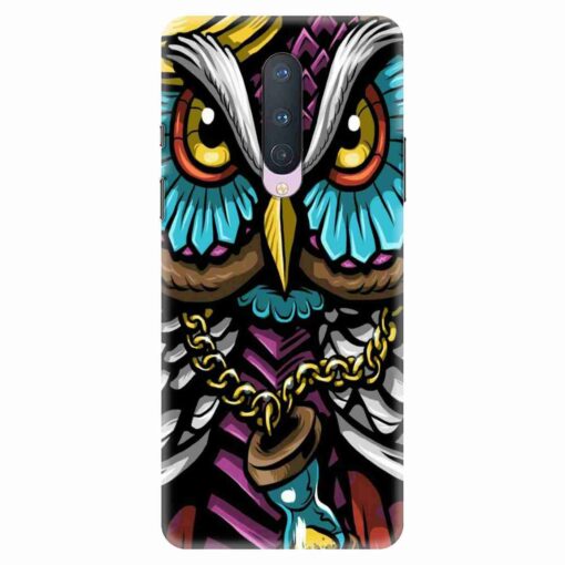 Oneplus 8 5G T Mobile Multicolor Owl With Chain