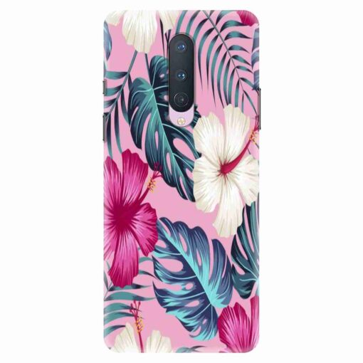 Oneplus 8 5G T Mobile White Pink Floral DE3