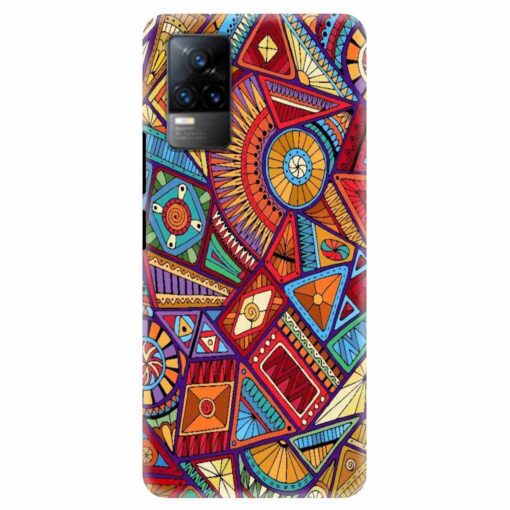 Vivo V21E Mobile Covers Abstract Pattern