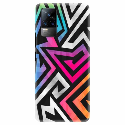 Vivo V21E Mobile Covers Trippy Abstract