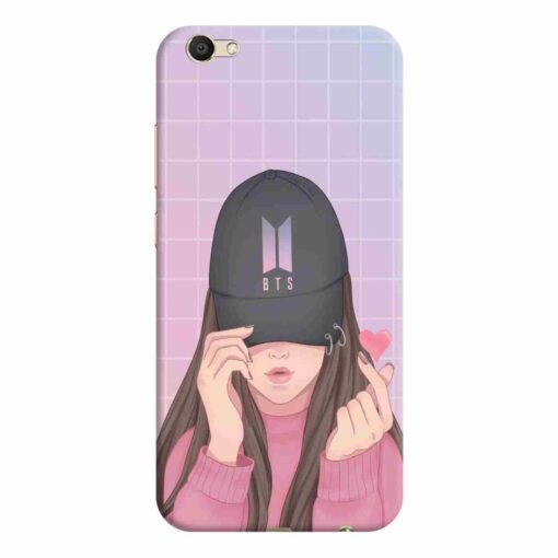 Vivo V5 Mobile Covers BTS Girl