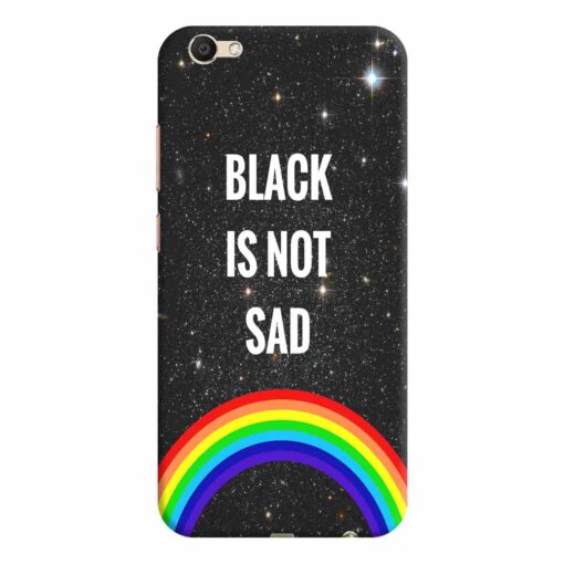 Vivo V5 Mobile Covers Black is Not Sad