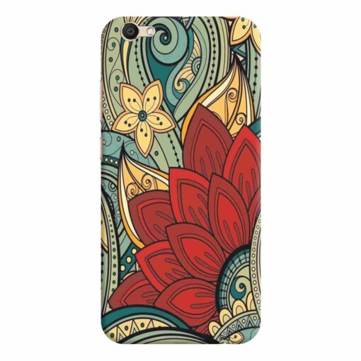 Vivo V5 Mobile Covers Floral Design FLOD