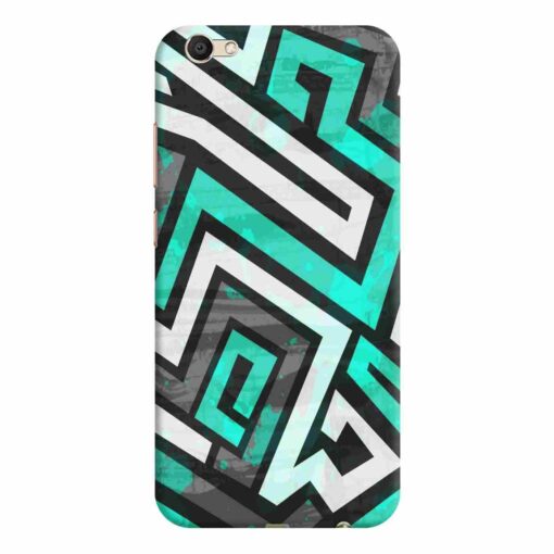 Vivo V5 Mobile Covers Green Abstract FLOE