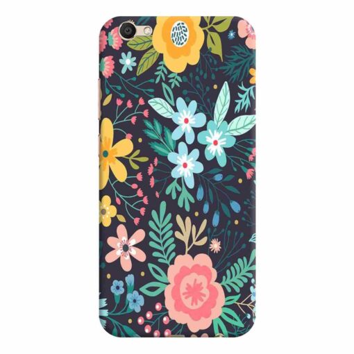 Vivo V5 Mobile Covers Multicolor Design Floral FLOA