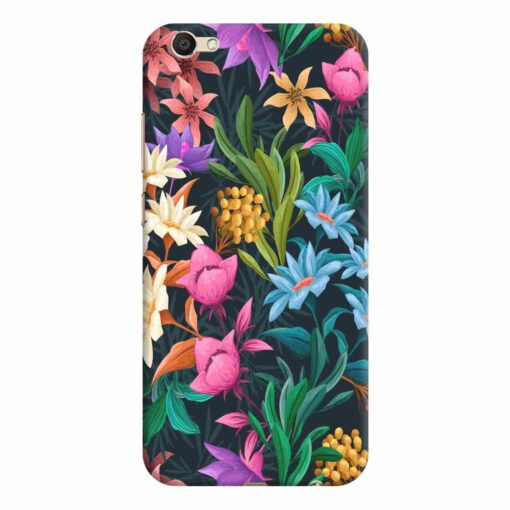 Vivo V5 Mobile Covers Multicolor Floral