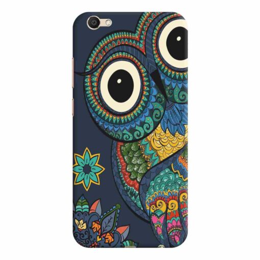 Vivo V5 Mobile Covers Multicolor Owl