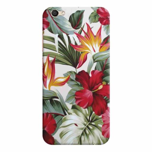 Vivo V5 Mobile Covers Tropical Floral DE5