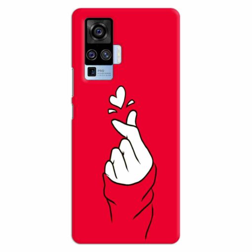 Vivo X50 Pro Mobile Covers BTS Red Hand