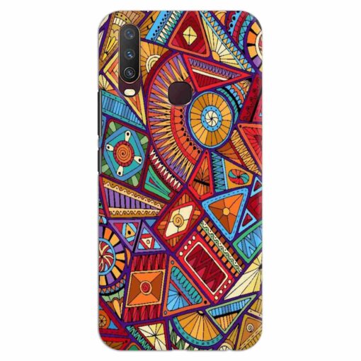 Vivo Y12 Mobile Covers Abstract Pattern