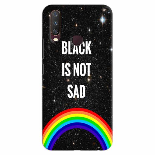 Vivo Y12 Mobile Covers Black is Not Sad