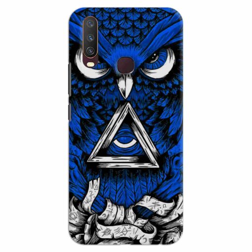 Vivo Y12 Mobile Covers Blue Owl