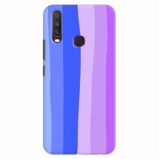 Vivo Y12 Mobile Covers Blue Shade Rainbow Hardcase