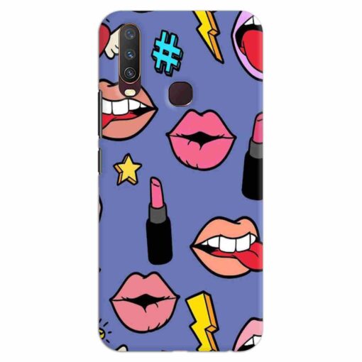 Vivo Y12 Mobile Covers Lipstick Lips Design