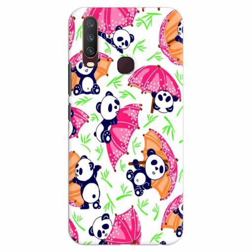 Vivo Y12 Mobile Covers Little Pandas Back Cover