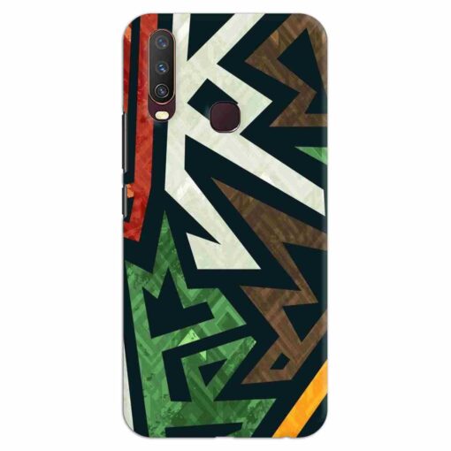 Vivo Y12 Mobile Covers Multicolor Abstracts