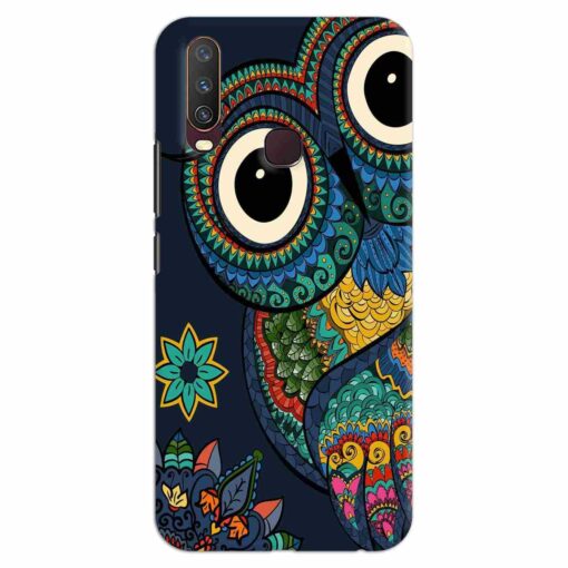 Vivo Y12 Mobile Covers Multicolor Owl