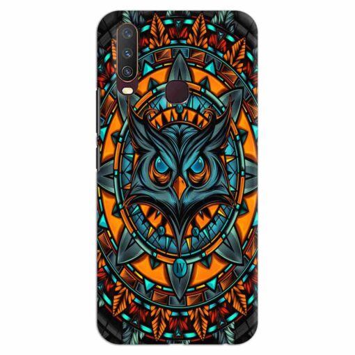 Vivo Y12 Mobile Covers Orange Amighty Owl