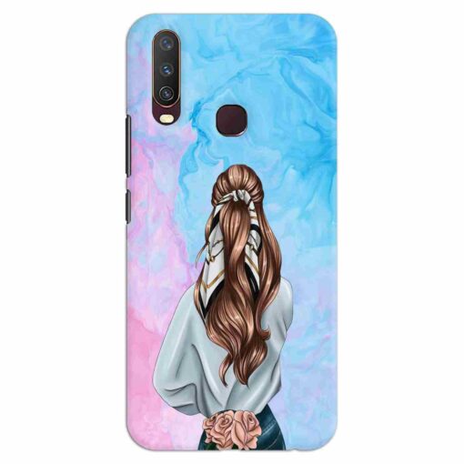 Vivo Y12 Mobile Covers Stylish Girl 3D