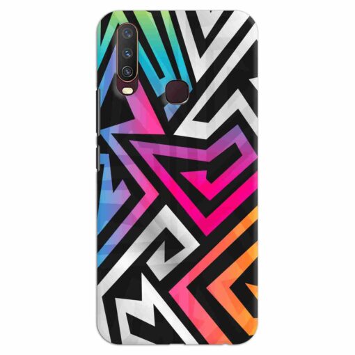 Vivo Y12 Mobile Covers Trippy Abstract