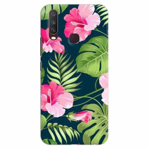 Vivo Y12 Mobile Covers Tropical Leaf DE4