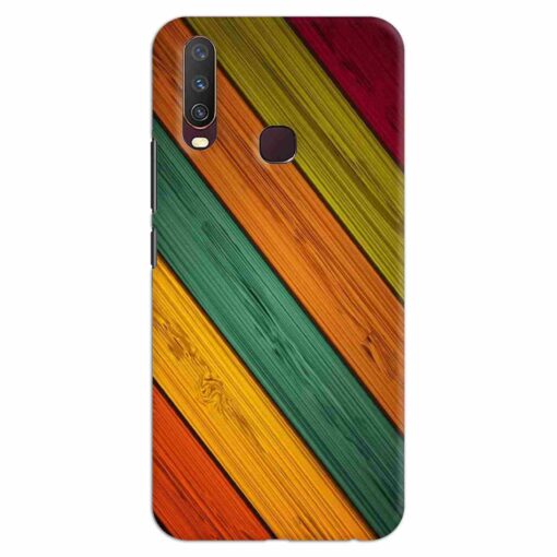 Vivo Y12 Mobile Covers Wooden Print