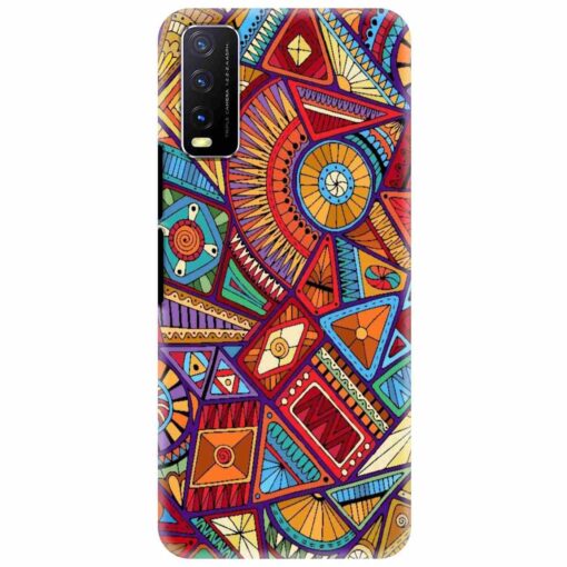 Vivo Y20 Mobile Covers Abstract Pattern