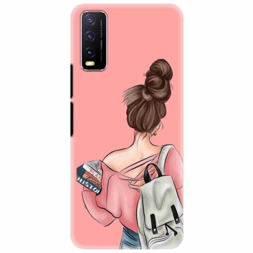 Vivo Y20 Mobile Covers College Girl