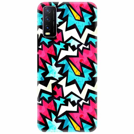 Vivo Y20 Mobile Covers Colorful Abstract