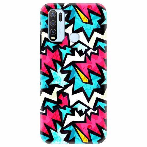 Vivo Y50 Mobile Covers Colorful Abstract