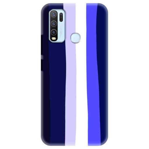 Vivo Y50 Mobile Covers Prussian Blue Shade Rainbow