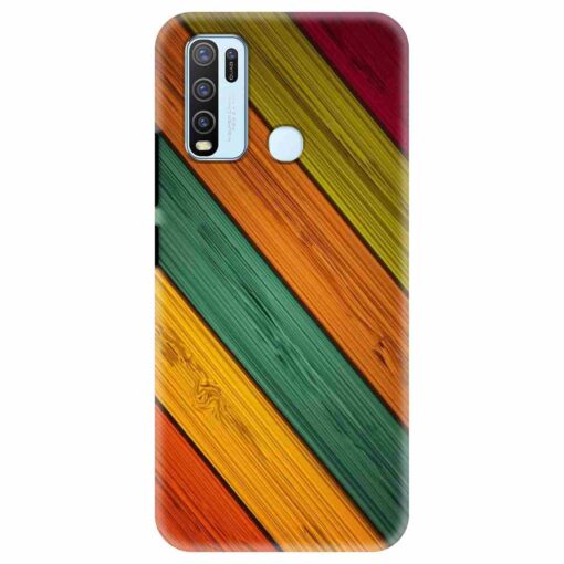 Vivo Y50 Mobile Covers Wooden Print