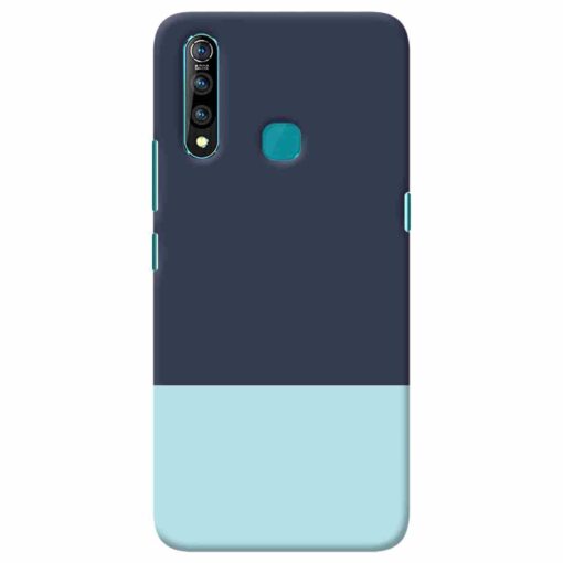 Vivo Z1 Pro Mobile Covers Light Blue and Prussian Formal