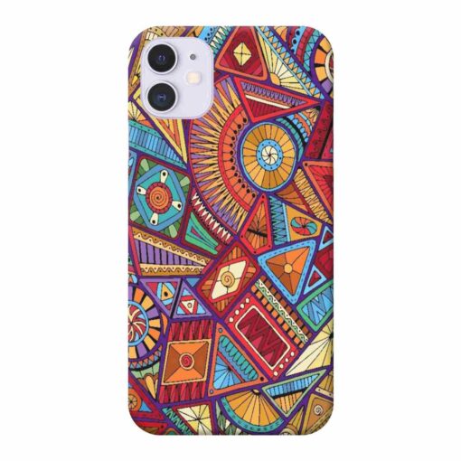 iPhone 11 Mobile Cover Abstract Pattern 1