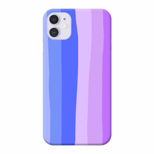 iPhone 11 Mobile Cover Blue Shade Rainbow Hardcase