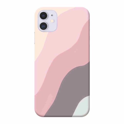 iPhone 11 Mobile Cover Colorful Curvy Line