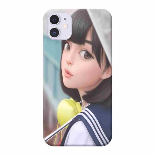 iPhone 11 Mobile Cover Doll Girl
