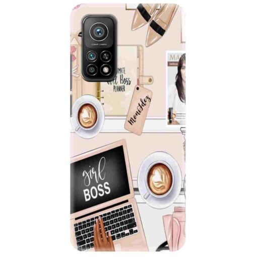 Mi 10T Mobile Cover Boss Girl Mobile Cover