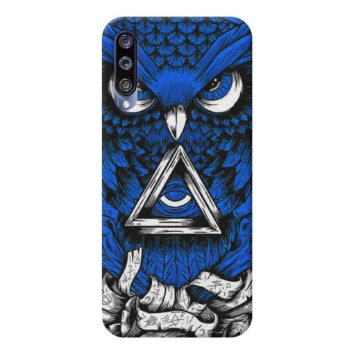 Mi A3 Mobile Cover Blue Owl