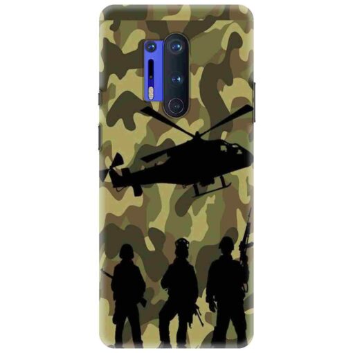 Oneplus 8 Pro Mobile Cover Army Design Mobile Cover