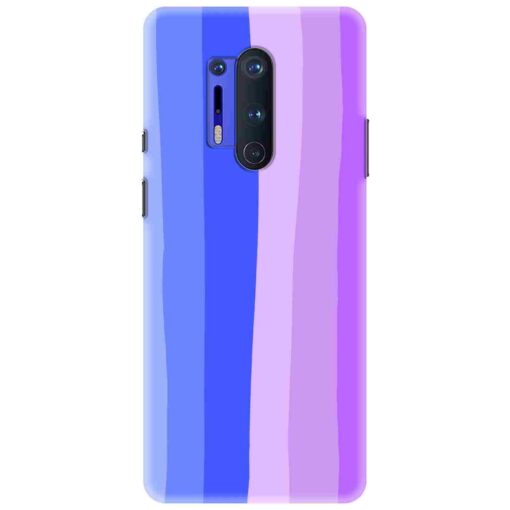 Oneplus 8 Pro Mobile Cover Blue Shade Rainbow Hardcase